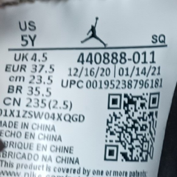 Air Jordan 5 Retro 'Oreo' 2021 Sz.6½ Wo. (5Y) - Picture 8 of 9